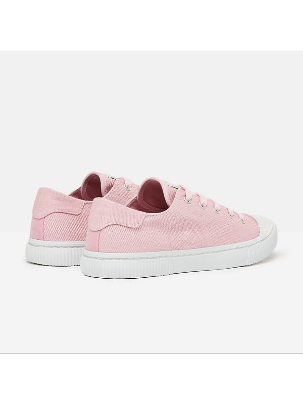 Joules Women's Coast Canvas Pumps - Pink Image 3