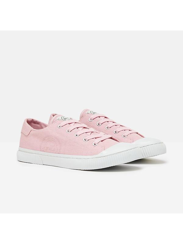Joules Women's Coast Canvas Pumps - Pink Image 2