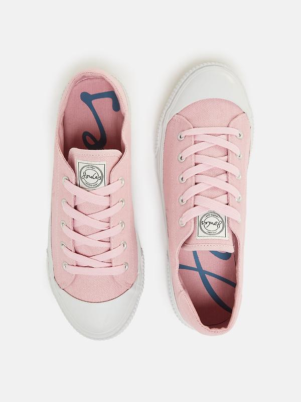 Joules Women's Coast Canvas Pumps - Pink Image 5