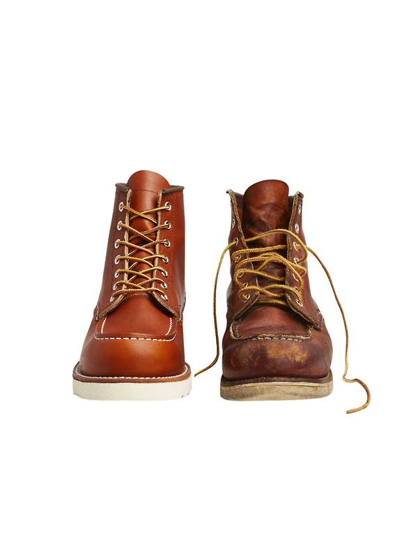 Red Wing Classic Moc Toe 6" Boots - Oro Legacy Leather - Style 875 Image 7