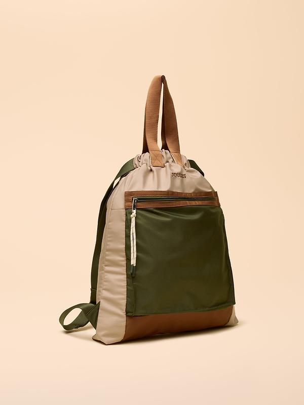 Joules Women's Peplow Rucksack / Backpack - Khaki Green Image 2