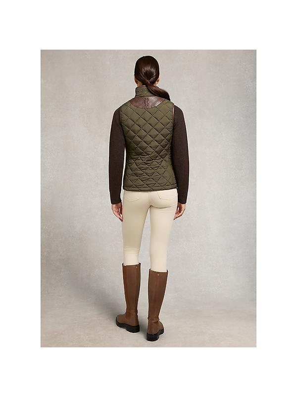 Holland Cooper Women's Lightweight Country Gilet - Khaki Image 6