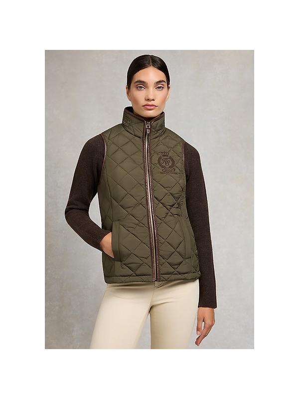 Holland Cooper Women's Lightweight Country Gilet - Khaki Image 2