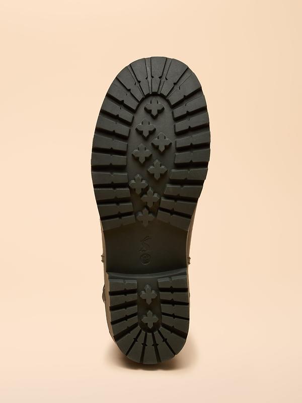 Joules Women's Oakfield Colour Block Short Neoprene-Lined Wellies - Green Image 4