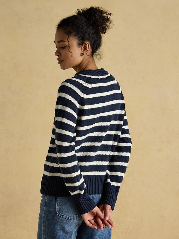 Joules Women's Renard Jonty Intarsia Knit Jumper - Navy Image 3