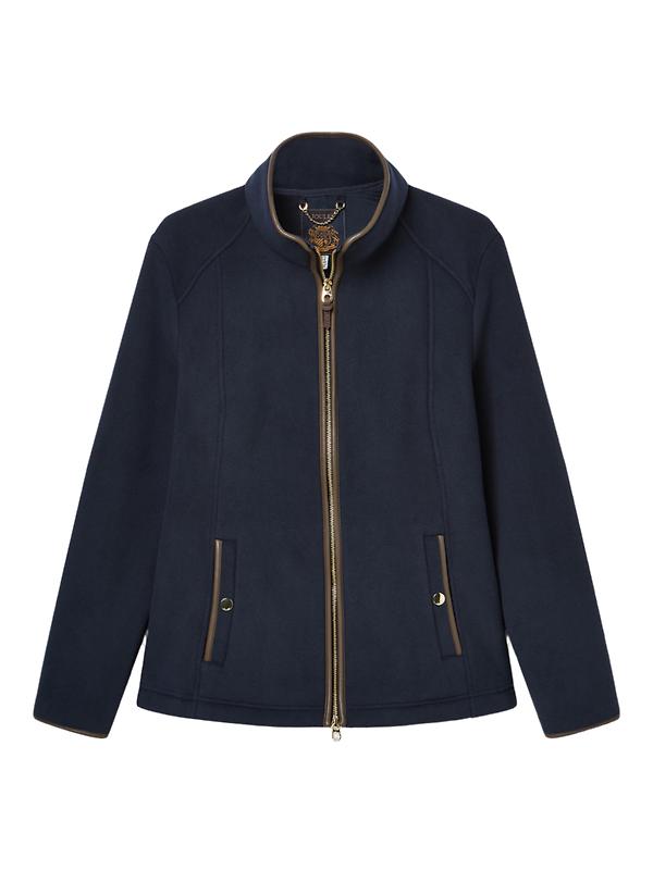 Joules Women's Heritage Full Zip Fleece - Navy Image 1