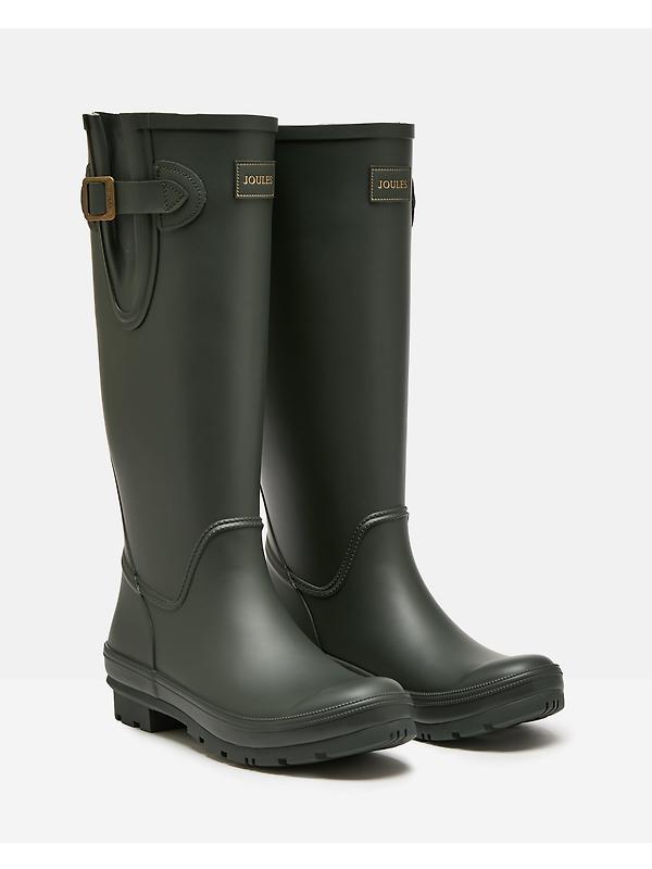 Joules Women's Houghton Adjustable Wellies - Green Image 2