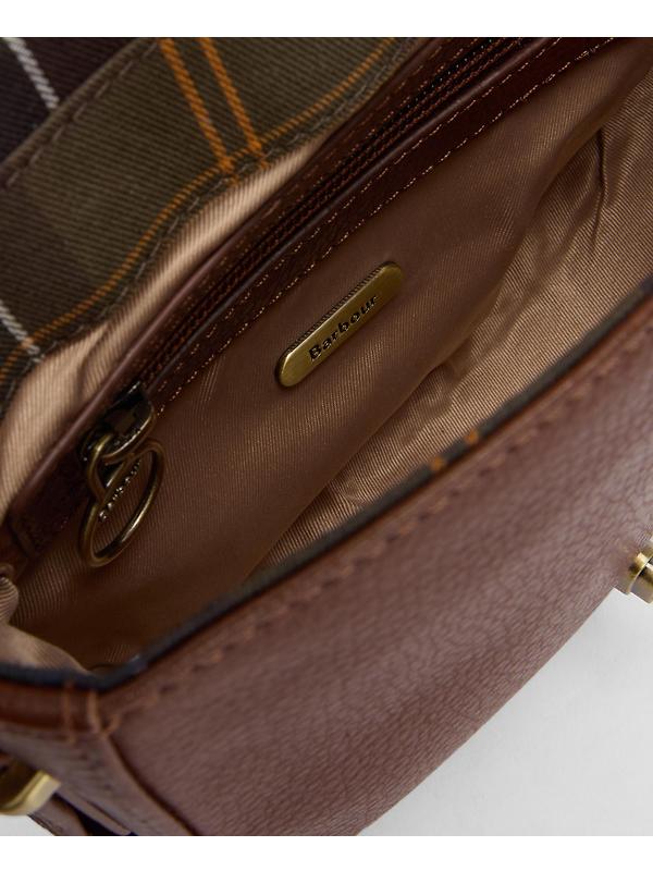 Barbour Women's Elm Leather Crossbody Bag - Brown Image 9