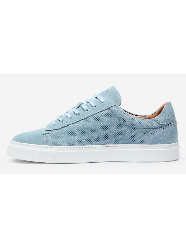 Oliver Sweeney Men's Almada Suede Trainers - Blue Image 5