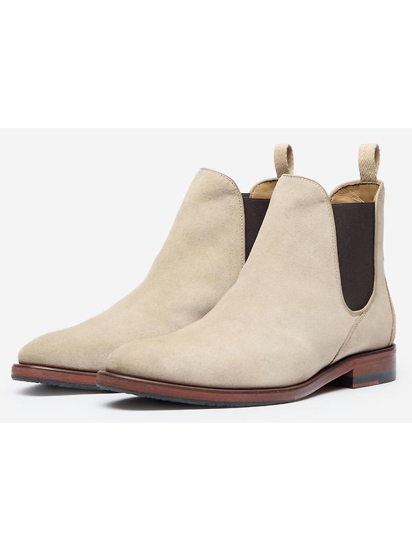 Oliver Sweeney Men's Andante Calf Suede Chelsea Boots - Sand Image 2