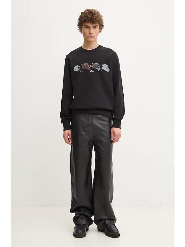 Paul Smith Men's Cycling Caps Sweatshirt - Black Image 4