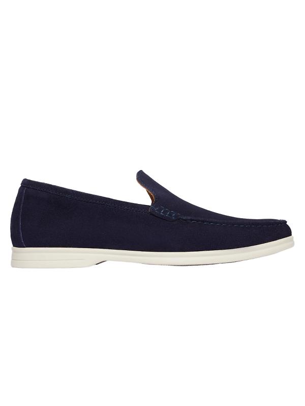 Oliver Sweeney Men's Alicante Suede Moccasin Loafer - Midnight Navy Image 1