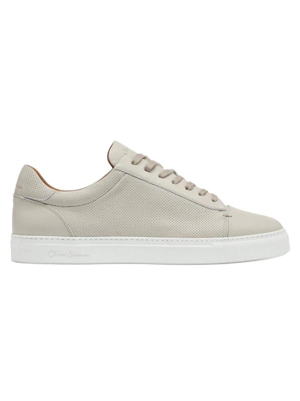 Oliver Sweeney Men's Almada Leather Trainers - Off White Image 1