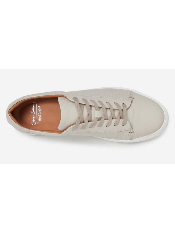 Oliver Sweeney Men's Almada Leather Trainers - Off White Image 3