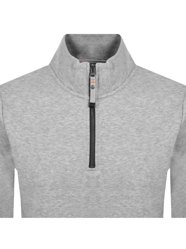 Parajumpers Men's Broad Peak 1/2 Zip Sweatshirt - Ash Grey Melange Image 2