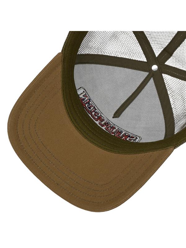 Stetson American Heritage 1865 Trucker Cap - Brown/Olive Image 3