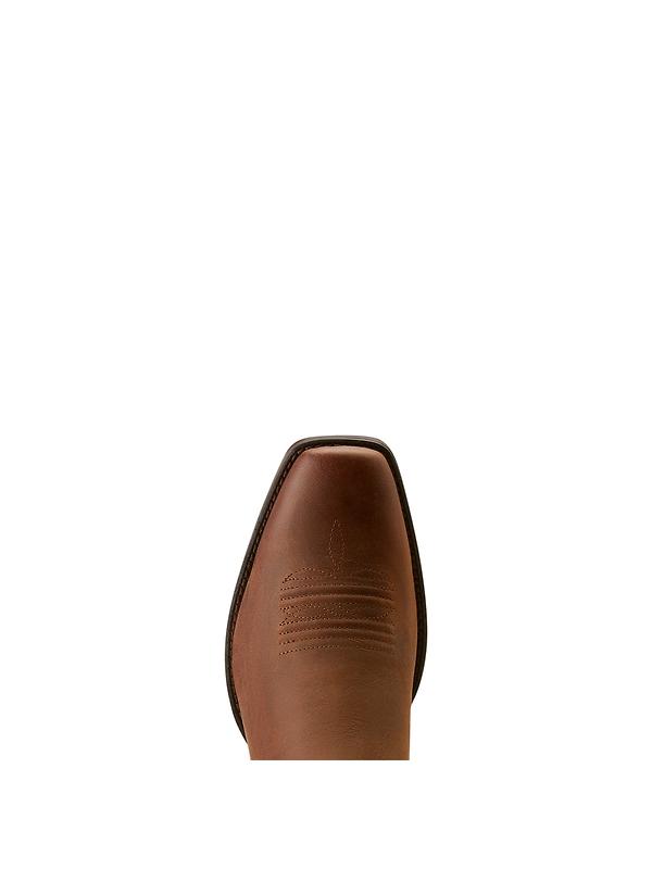 Ariat Men's Booker Ultra Square Toe Western Boots - Rough Tan Image 6