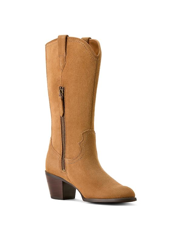 Ariat Women's Addison Boots - Carmel Suede Image 6