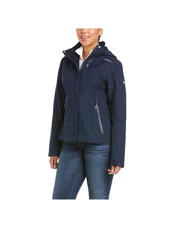 Ariat Women's Coastal Waterproof Jacket - Navy Image 1