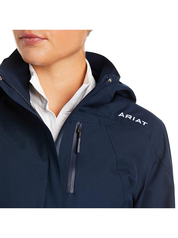 Ariat Women's Coastal Waterproof Jacket - Navy Image 3