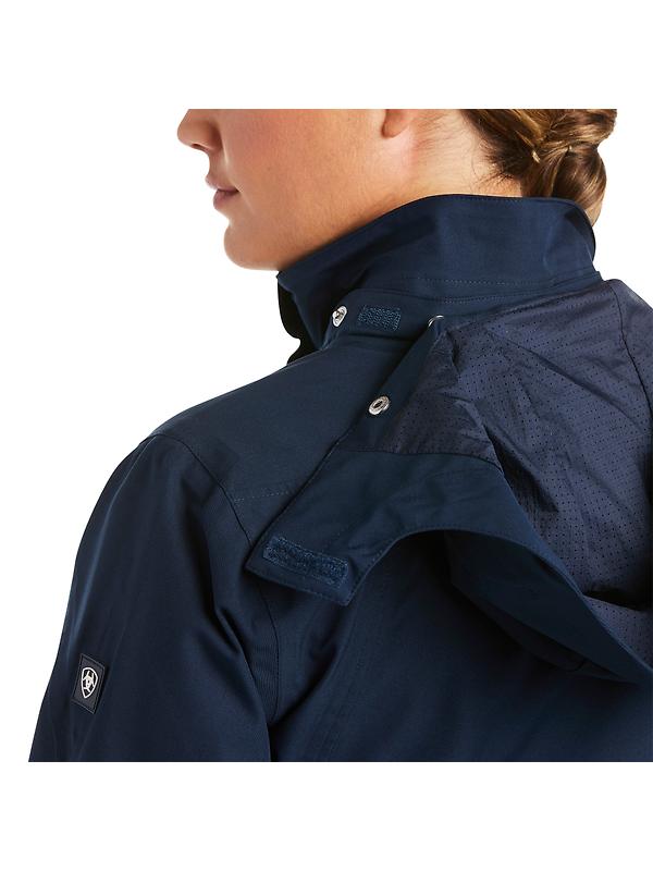Ariat Women's Coastal Waterproof Jacket - Navy Image 6