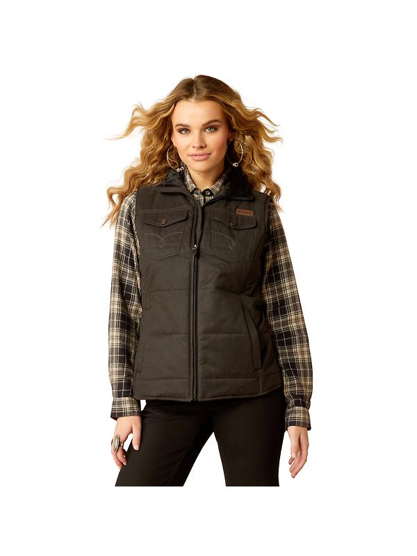Ariat Women's Grizzly Quilted Gilet - Black Product Image
