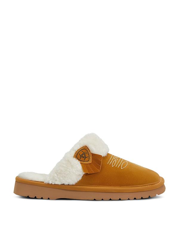 Ariat Women's Jackie Square Toe Slippers - Chestnut Product Image
