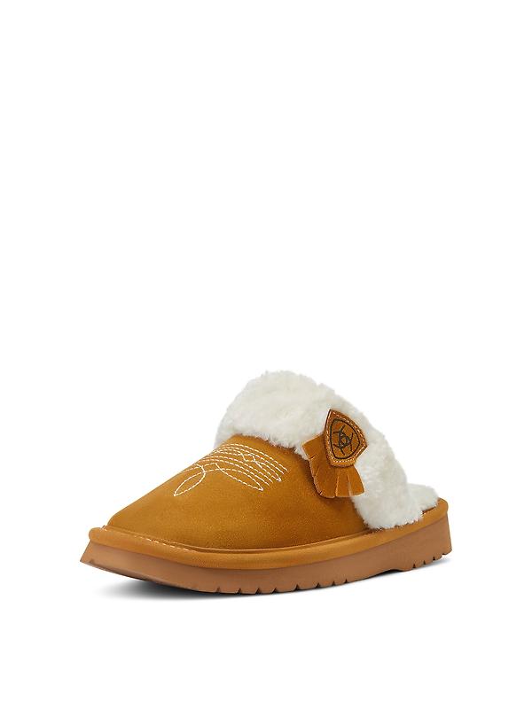 Ariat Women's Jackie Square Toe Slippers - Chestnut Image 2