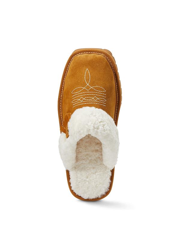 Ariat Women's Jackie Square Toe Slippers - Chestnut Image 4