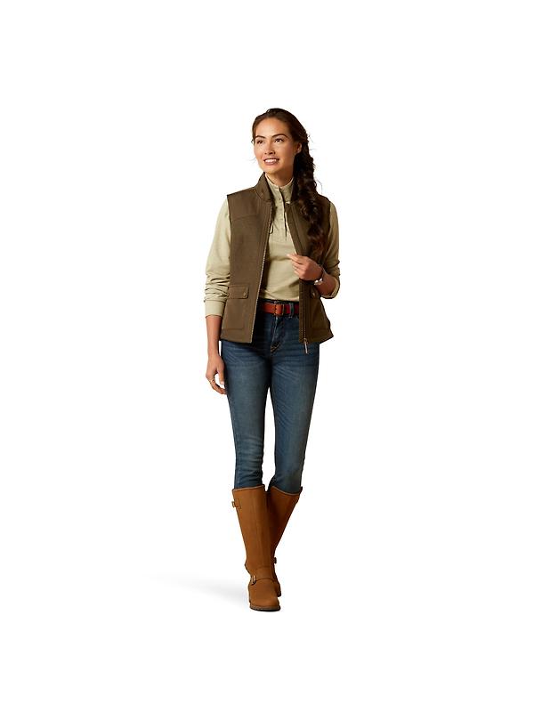 Ariat Women's Millbrae Gilet - Earth Image 3