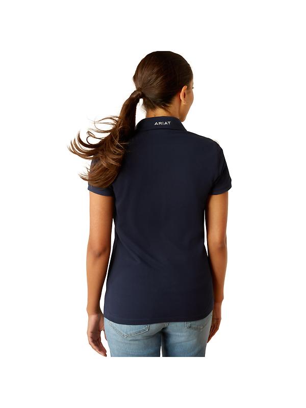 Ariat Women's Prix 3.0 Polo Shirt - Navy Image 2