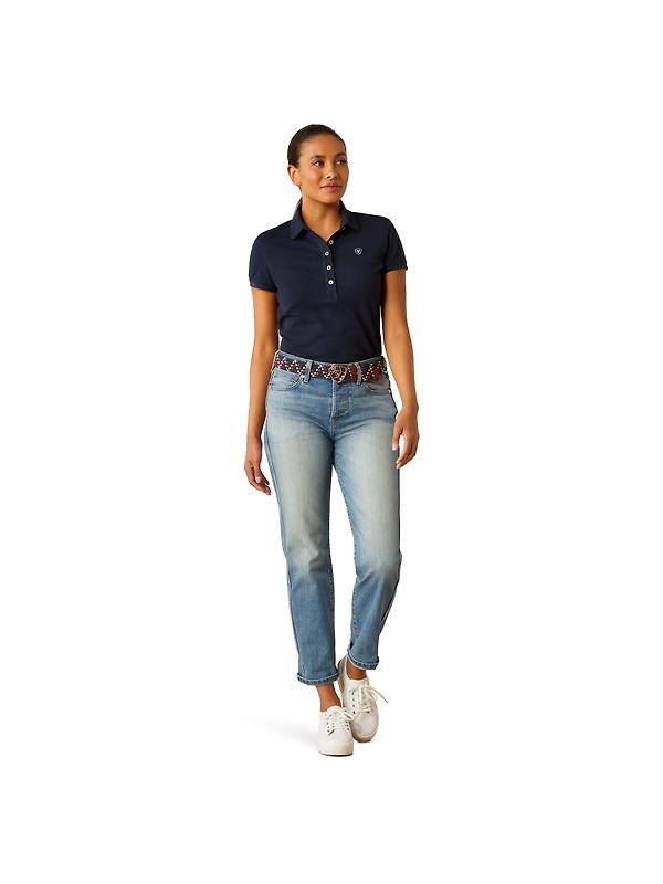 Ariat Women's Prix 3.0 Polo Shirt - Navy Image 3