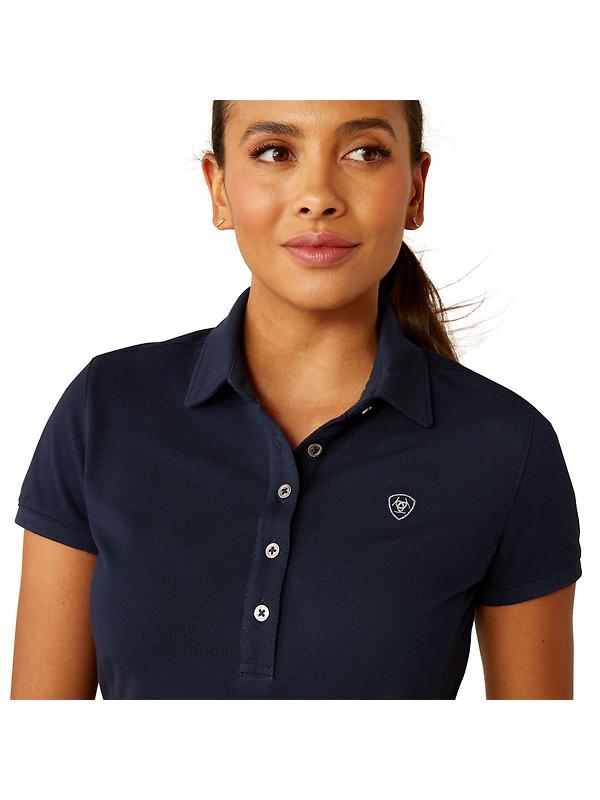 Ariat Women's Prix 3.0 Polo Shirt - Navy Image 4