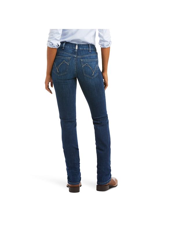 Ariat Women's R.E.A.L. Perfect Rise Abby Straight Jeans - Mackenzie - Regular Leg Image 3