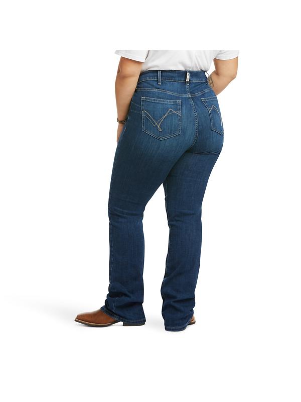 Ariat Women's R.E.A.L. Perfect Rise Abby Straight Jeans - Mackenzie - Regular Leg Image 4