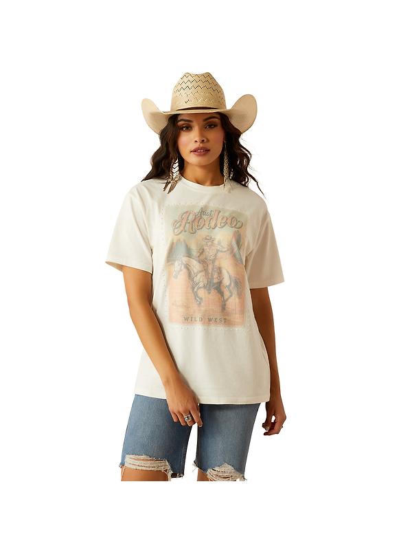 Ariat Women's Rodeo T-Shirt - Cloud Dancer Product Image