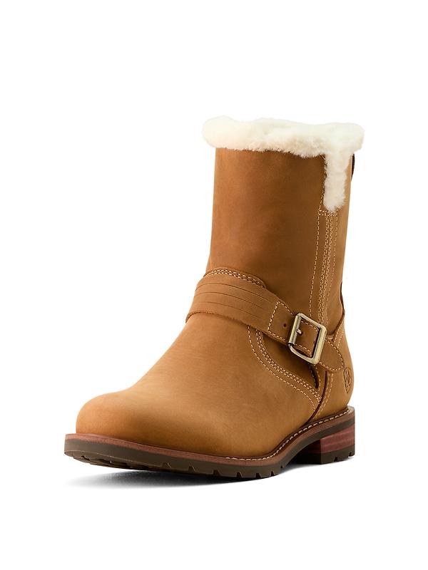 Ariat Women's Savannah Sherpa Waterproof Boots - Carmel Tan Image 2