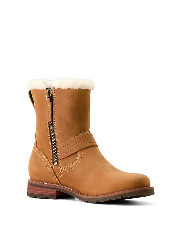 Ariat Women's Savannah Sherpa Waterproof Boots - Carmel Tan Image 6