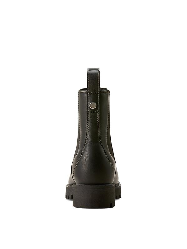 Ariat Women's Wexford Lug Mid Waterproof Chelsea Boots - Jet Black Image 5