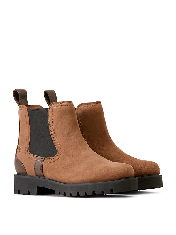 Ariat Women's Wexford Lug Waterproof Chelsea Boots - Dark Earth Image 7