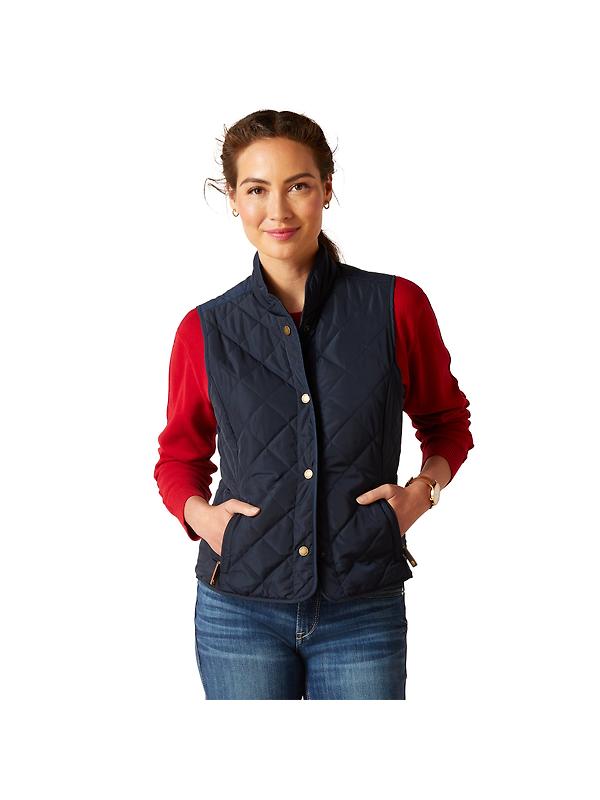 Product image of Ariat Women's Woodside Quilted Gilet - Navy