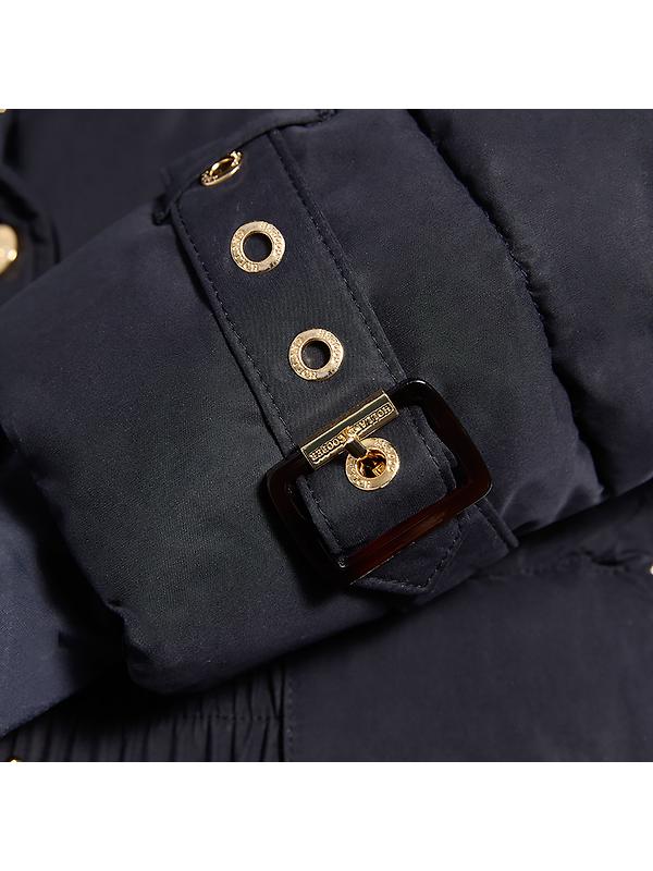 Holland Cooper Women's Arosa Luxe Longline Coat - Ink Navy Image 12