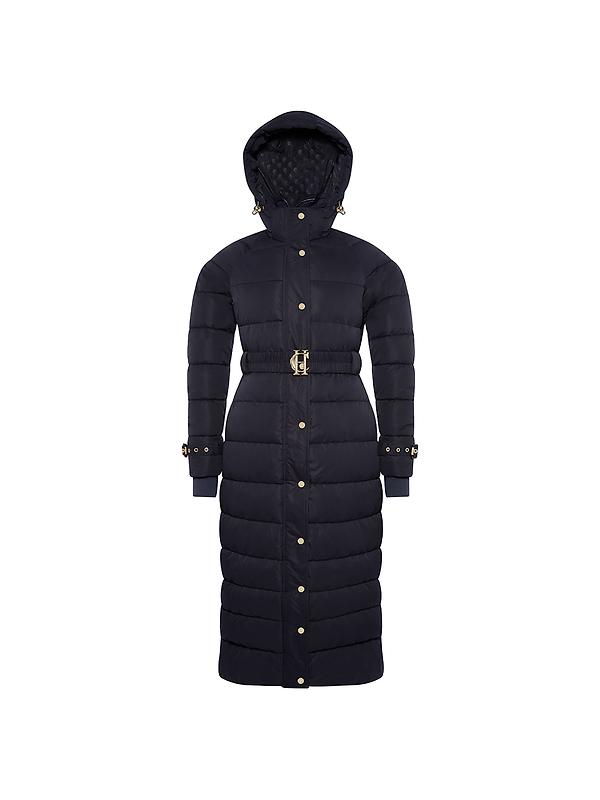 Holland Cooper Women's Arosa Luxe Longline Coat - Ink Navy Image 1