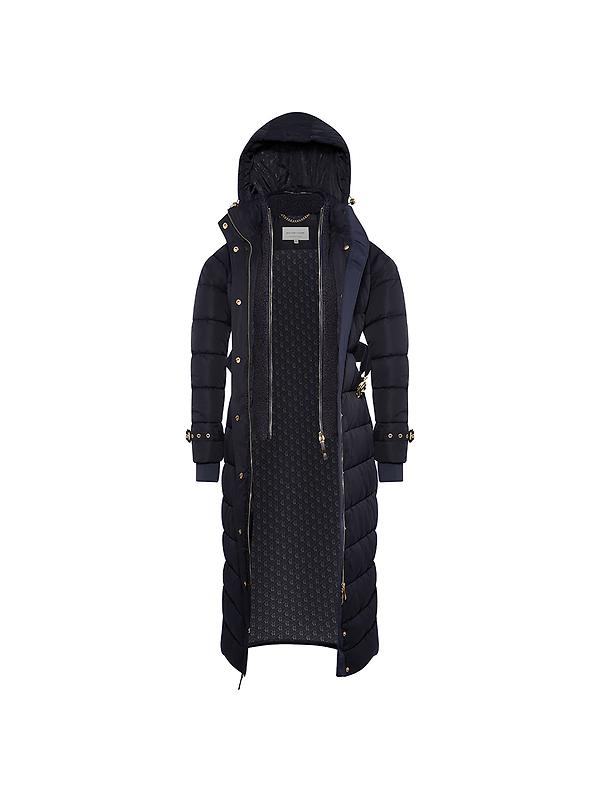 Holland Cooper Women's Arosa Luxe Longline Coat - Ink Navy Image 14