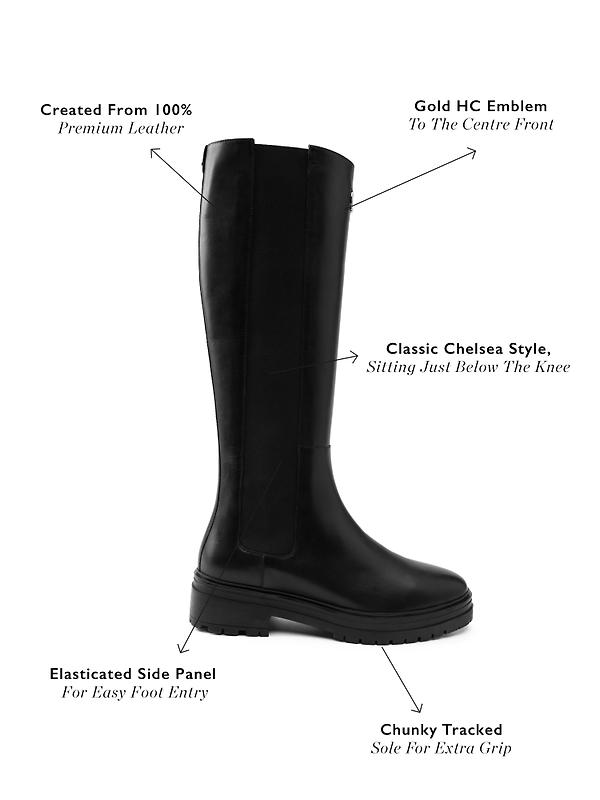Holland Cooper Women's Astoria Knee Boots - Black Image 6