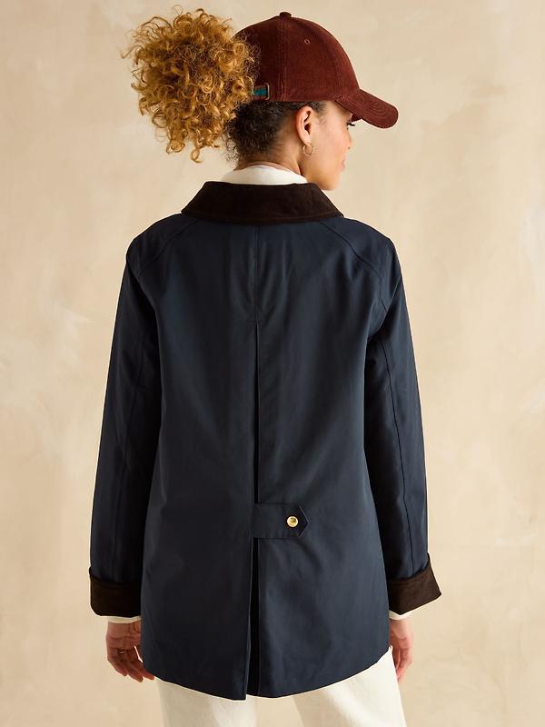 Joules Women's Katherine Waterproof Heritage Coat - Navy Image 3