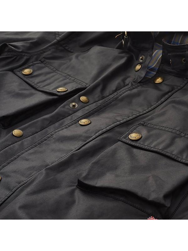 Belstaff Men's Waxed Cotton Trialmaster Jacket - Black Image 2