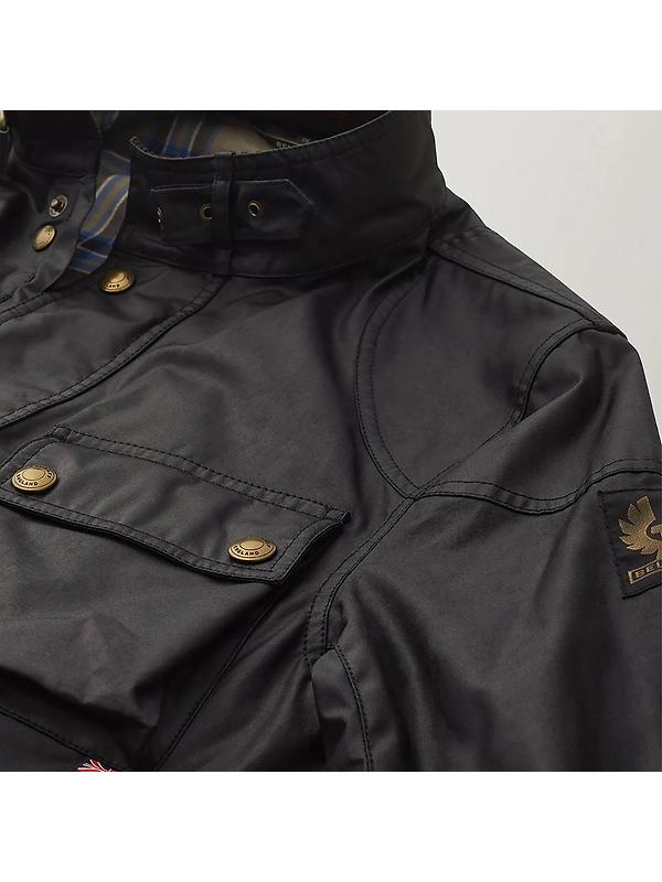 Belstaff Men's Waxed Cotton Trialmaster Jacket - Black Image 3