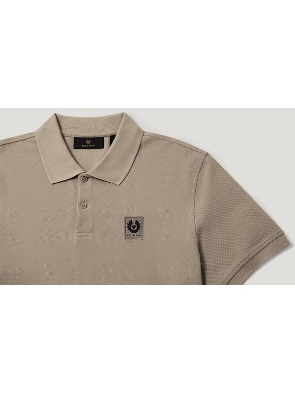 Belstaff Men's Cotton Pique Polo Shirt - Dark Sand Image 2