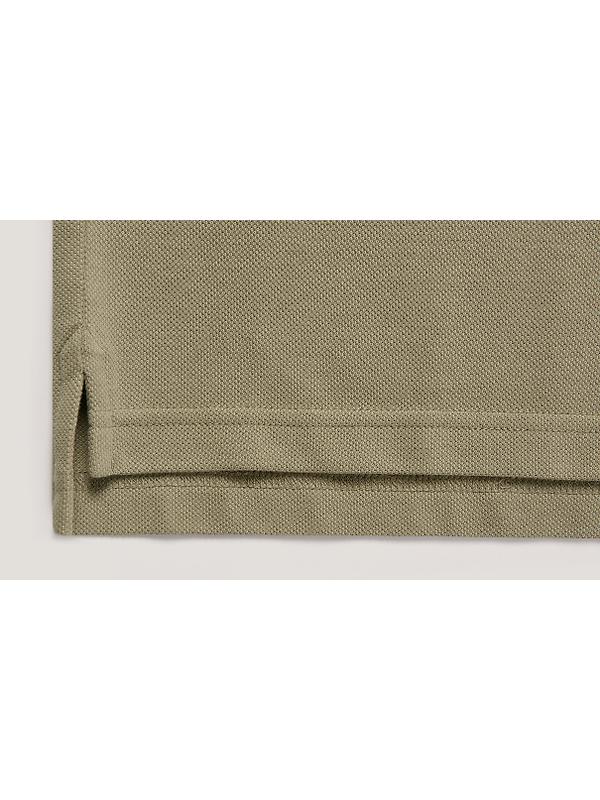 Belstaff Men's Cotton Pique Polo Shirt - Fatigue Green Image 3